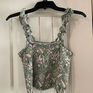 Ruched Aerie crop top